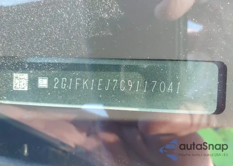 2012 Chevrolet Camaro 2Ss из США, поврежденный, VIN 2G1FK1EJ7C9117041